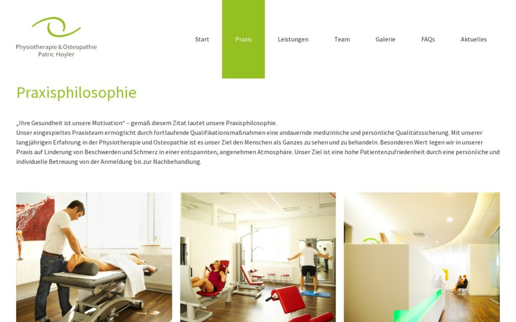 Screenshot der Referenz physio-hoyler.de
